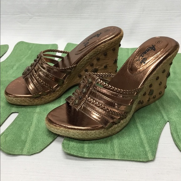 Anna Shoes - New Embellished Wedges by Anna